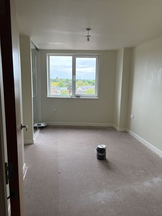 New flooring throughout — before